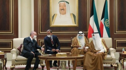 Cumhurbaşkanı Erdoğan'dan Kuveyt'e taziye ziyareti