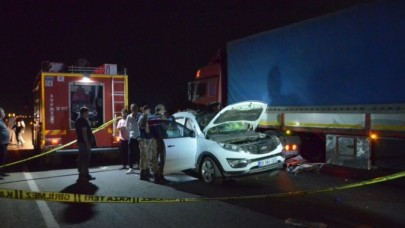 Hatay'da korkunç kaza: Ebru Çaptır,  Semra Çaptır,  Hüseyin Kekeç öldü