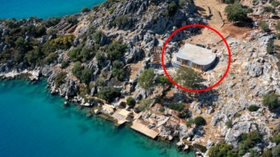 İngiliz şirket,  Antalya'da doğa harikası yarımadaya villa dikti