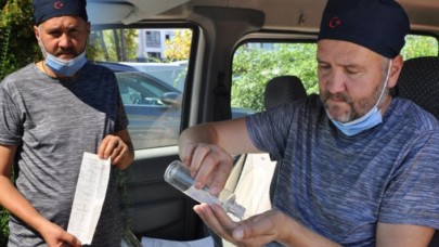 Kolonya süren Mehmet Kabataş ehliyetinden oldu