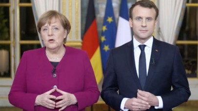 Merkel de Macron'a uydu: Türkiye'ye suçlama