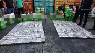 Mersin Limanı'nda 220 kilogram kokain ele geçirildi