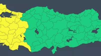 Meteoroloji'den birçok il için 'sarı' uyarı