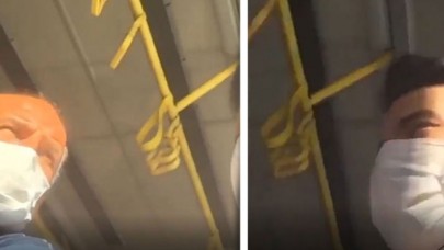 Ne kavga ne de tartışma yaşandı: Tek bir sözüyle yaşlı adama maskeyi böyle taktırdı