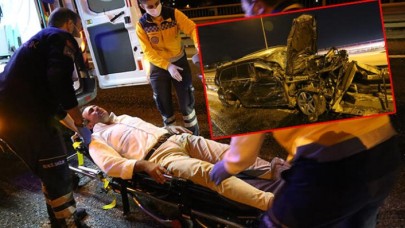 Ünlü CEO Aykut Ferah kaza geçirdi: Cipi hurdaya döndü