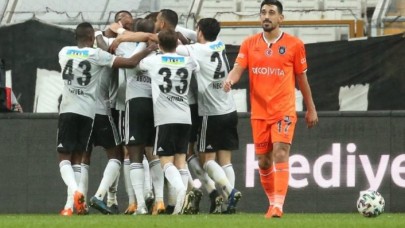 Beşiktaş-Başakşehir maçında düello: 5 gol,  1 kırmızı,  1 penaltı