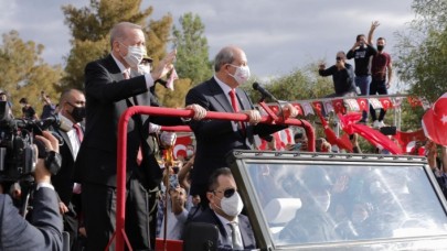 Cumhurbaşkanı Erdoğan KKTC'de: Tarihi açıklamalar