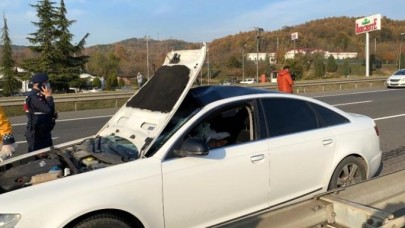 Düzce'de otomobil çarptı: Hüsamettin Binici öldü