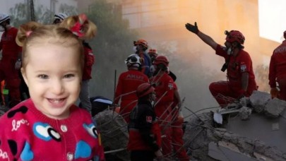 İzmir'deki faciada 65'inci saatte mucize! 3 yaşındaki Elif Perinçek kurtarıldı
