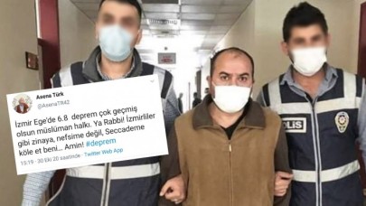 İzmir depreminin ardından provokatif paylaşım yapan şahıs erkek çıktı