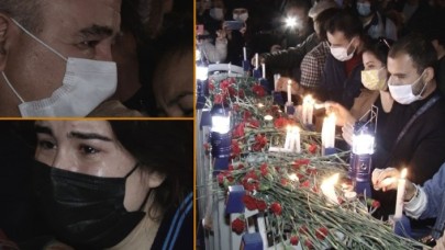 İzmir'de 34 kişiye mezar olan Rıza Bey Apartmanı'nın önünde ağlatan görüntüler