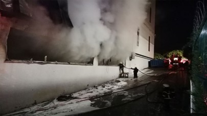 Kocaeli'de silah fabrikasında yangın
