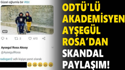ODTÜ'lü araştırma görevlisi Ayşegül Rosa Aksoy pes dedirtti: Engelli kişiyle dalga geçti