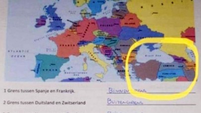 Skandal haritada Türkiye'yi 3'e böldüler: Rüyanızda görürsünüz