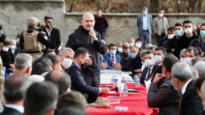 Süleyman Soylu Hakkari'de konuştu: Allah'a yemindir,  size de yemindir,  namus sözüdür,  şeref sözüdür