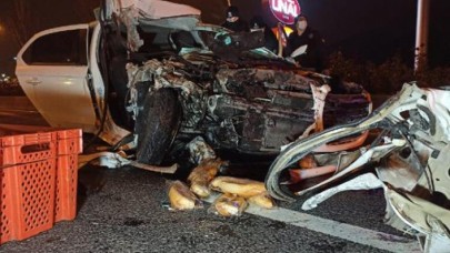 Ankara'da feci kaza: 2 ölü,  2 yaralı