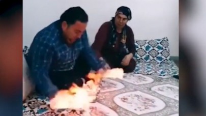 Bu kadarına da pes! TikTok videosu için eşinin ellerini çakmakla yaktı