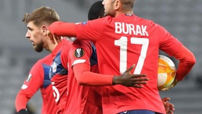 Burak Yılmaz şov yaptı,  Lille Sparta Prag'ı yıktı