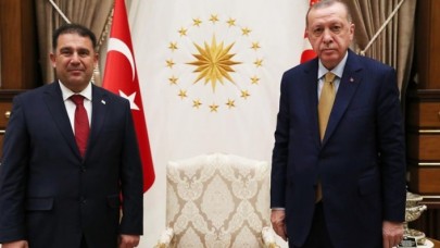 Cumhurbaşkanı Erdoğan KKTC Başbakanı Saner'i kabul etti
