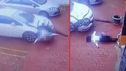 Genç kız rezidansın 18. katından aşağı atladı: Kan donduran anlar kamerada