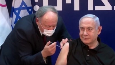 İsrail'de ilk Kovid-19 aşısı canlı yayında Başbakan Netanyahu'ya yapıldı