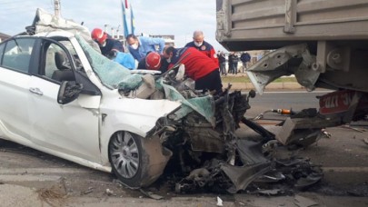 Karasu'da feci kaza: Ferhat Yavuz öldü