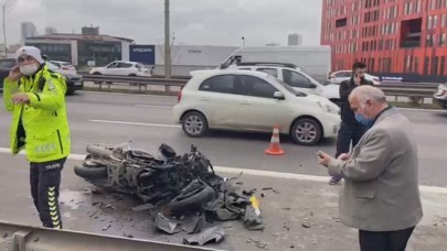 Kartal'da motosiklet otomobile çarptı: Yunus Yıldırım öldü