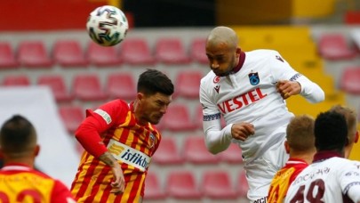 Kayserispor - Trabzonspor maçında birer puan