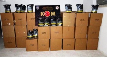 Kırıkkale'de 1 ton 100 kilogram kaçak tütün ele geçirildi