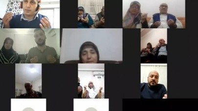 Kovid-19'dan hayatını kaybeden kişinin yakınları çevrimiçi mevlit okuttu