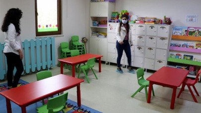 Kreşlerde yüz yüze eğitime ara verildi