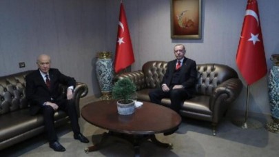 Külliye'de buluştular: Cumhurbaşkanı Erdoğan,  MHP lideri Bahçeli ile görüştü