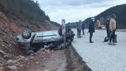 Kütahya'da kaza: Ali Kurnaz ve Fatma Kurnaz öldü
