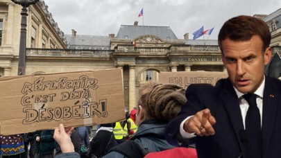 Macron'un koltuğu sallanıyor: Paris ayakta!