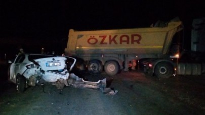 Malkara'da tır ile otomobil çarpıştı: Hikmek Akdemir öldü