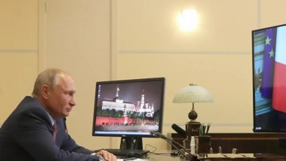 Putin ile Macron,  Karabağ ve Donbass'taki durumu görüştü