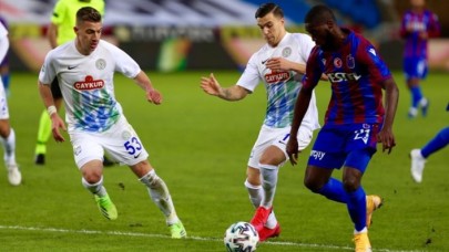 Trabzonspor-Ç.Rizespor: Karadeniz derbisi nefes kesti!