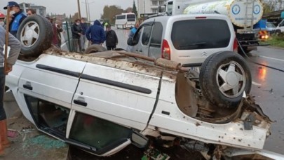 Yalova'da zincirleme kaza: Aslan Çobantürk öldü,  11 yaralı