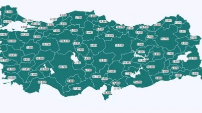 Bakan Koca'nın duyurduğu Türkiye'nin aşı haritası erişime açıldı