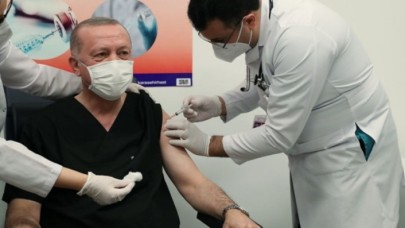 Cumhurbaşkanı Erdoğan koronavirüs aşısı oldu