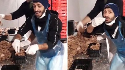 Döner fabrikasında kaydedilen skandal görüntülere Bakanlık el attı!