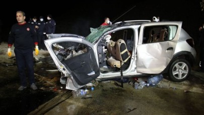 Elazığ'da katliam gibi kaza: Mehmet Kaya,  Makbule Kaya,  Sevgi Sesveren,  Hüseyin Yigit öldü