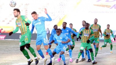 Erzurumspor-Alanyaspor: Kıran kırana maçta 2 gol