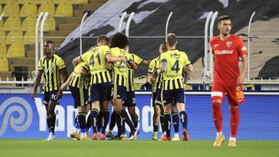 Fenerbahçe,  Kayserispor maçında hava attı! 