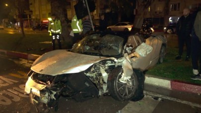 Kadir Özbey,  4 milyonluk aracıyla kısıtlamada ortalığı savaş alanına çevirdi