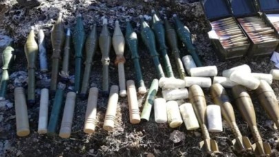 PKK'ya ait çok miktarda mühimmat ele geçirildi