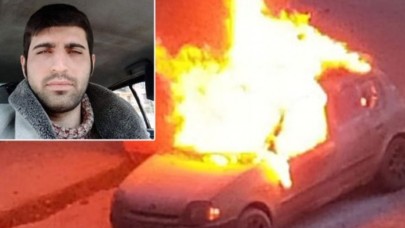 Yanan otomobilden çıkamadı: Ufuk Kızılırmak öldü