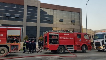 Bursa'da tekstil fabrikasında çıkan yangın söndürüldü