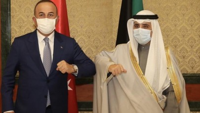 Çavuşoğlu,  Kuveytli mevkidaşı ile görüştü