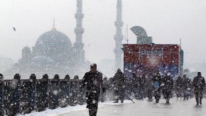 İstanbul'da kar yağışı başladı